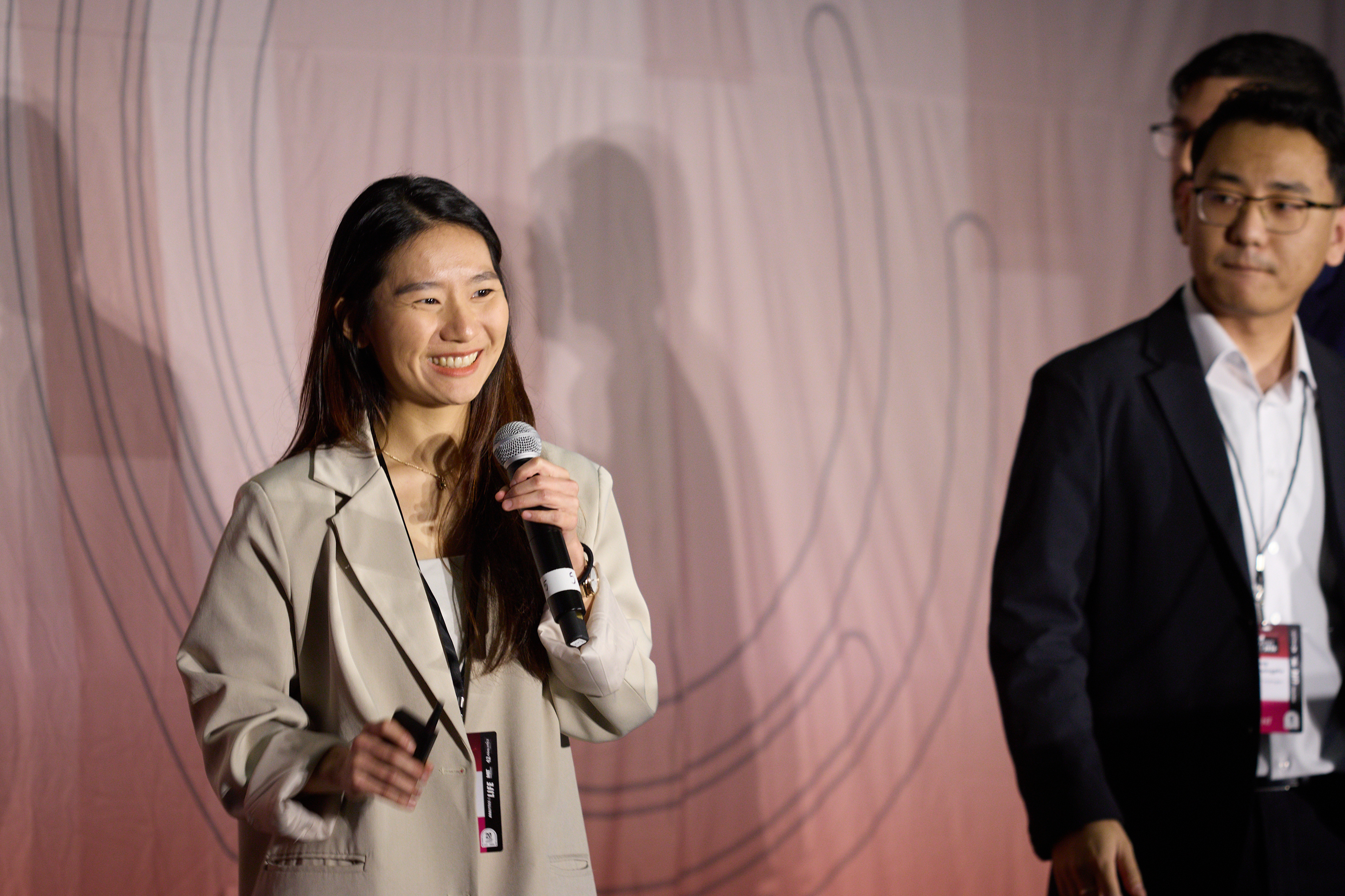 Speaking on stage at MIT Sloan Sports Analytics Conference