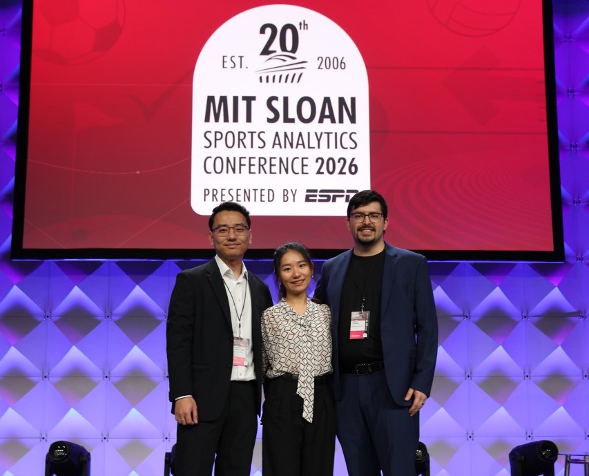 Team at MIT Sloan Sports Analytics Conference 2026
